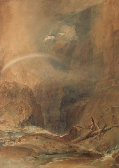 Teufelsbrücke, Sankt Gotthard-Pass von Joseph Mallord William Turner